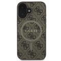 iPhone 16 Plus Guess 4G farvet ringcover - MagSafe-kompatibel - brun