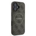iPhone 16 Plus Guess 4G farvet ringcover - MagSafe-kompatibel - brun