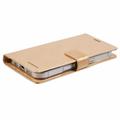 iPhone 16 Plus Mercury Goospery Blue Moon Pung etui - Guld