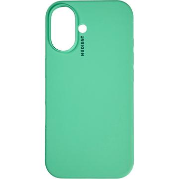 iPhone 16 Plus Nudient Base Silikone Cover - Mintgrøn