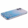 iPhone 16 Plus Sparkle Glow MagSafe Cover - blå