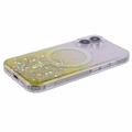 iPhone 16 Plus Sparkle Glow MagSafe Cover - gul