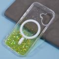 iPhone 16 Plus Sparkle Glow MagSafe Cover - gul