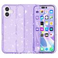 iPhone 16 Plus Stylish Glitter Series Hybrid Cover