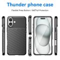 iPhone 16 Plus Thunder Series TPU Cover - Sort