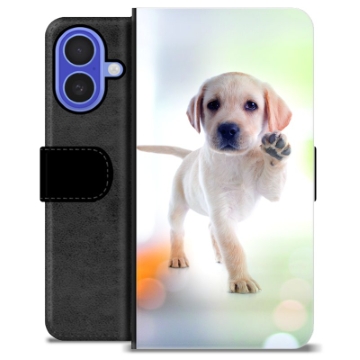 iPhone 16 Premium Flip Cover med Pung - Hund