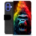 iPhone 16 Premium Flip Cover med Pung - Gorilla