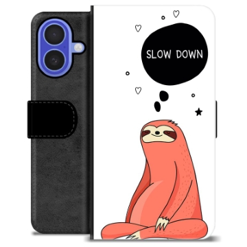 iPhone 16 Premium Flip Cover med Pung - Slow Down