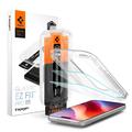 iPhone 16 Pro/17/17 Pro/18 Pro Spigen Glas.tR EZ Fit Pro Skærmbeskyttelse Hærdet Glas - 2 Stk. - Klar