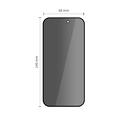 iPhone 16 Pro/17/17 Pro Tech-Protect Glass Spy+ Privacy Skærmbeskyttelse Hærdet Glas - 2 stk. - Sort