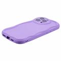 iPhone 16 Pro Candy Color Wavy TPU Cover - Lilla