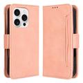iPhone 16 Pro Kortholder Pung Etui - Pink