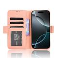 iPhone 16 Pro Kortholder Pung Etui - Pink
