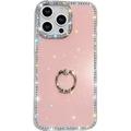 iPhone 16 Pro CrystalGlow Hybrid Cover med Ringholder