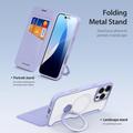 iPhone 16 Pro Dux Ducis Skin X Pro Magnetisk Flip Cover - Lilla
