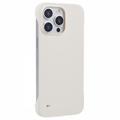 iPhone 16 Pro Plastik Cover Uden Sider - Hvid