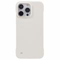 iPhone 16 Pro Plastik Cover Uden Sider - Hvid