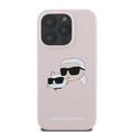 iPhone 16 Pro Karl Lagerfeld Double Heads MagSafe cover i flydende silikone