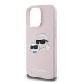iPhone 16 Pro Karl Lagerfeld Double Heads MagSafe cover i flydende silikone