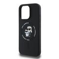 iPhone 16 Pro Karl Lagerfeld Karl and Choupette MagSafe Cover i flydende silikone