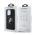 iPhone 16 Pro Karl Lagerfeld Karl and Choupette MagSafe Cover i flydende silikone