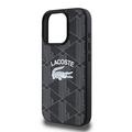 iPhone 16 Pro Lacoste Blend Monogram Cover - MagSafe-kompatibelt - Sort