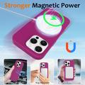 iPhone 16 Pro Liquid Silikone Cover - MagSafe Kompatibel - Lilla