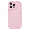 iPhone 16 Pro Max Candy Color Wavy TPU Cover - Pink