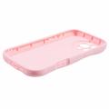 iPhone 16 Pro Max Candy Color Wavy TPU Cover - Pink