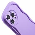 iPhone 16 Pro Max Candy Color Wavy TPU Cover - Lilla