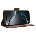 iPhone 16 Pro Max Kortholder Pung Etui - brun