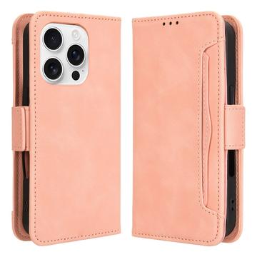 iPhone 16 Pro Max Kortholder Pung Etui - pink
