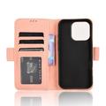 iPhone 16 Pro Max Kortholder Pung Etui - pink