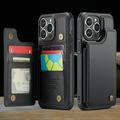 iPhone 16 Pro Max Caseme C22-etui RFID-kortpung - Sort