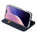 iPhone 16 Pro Max Dux Ducis Skin Pro Flip Cover - Blå