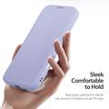 iPhone 16 Pro Max Dux Ducis Skin X Pro Magnetisk Flip Cover - Lilla