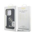 iPhone 16 Pro Max Guess Grained 4G Logo Stativkamera Cover - Sort