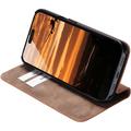 iPhone 16 Pro Max JT Berlin BookCase Tegel Flip Lædercover - Cognac