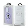 iPhone 16 Pro Max Karl Lagerfeld Karl and Choupette MagSafe cover i flydende silikone - Lilla