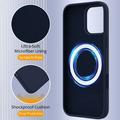 iPhone 16 Pro Max Liquid Silikone Cover - MagSafe Kompatibel - Mørkeblå