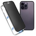 iPhone 16 Pro Max Magnetisk Cover med Hærdet Glas - Privatliv