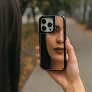 iPhone 16 Pro Max Spejl Cover - MagSafe-kompatibel - Sort