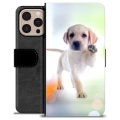 iPhone 16 Pro Max Premium Flip Cover med Pung - Hund