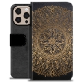 iPhone 16 Pro Max Premium Flip Cover med Pung - Mandala