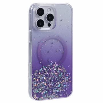 iPhone 16 Pro Max Sparkle Glow MagSafe Cover - lilla