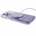 iPhone 16 Pro Max Sparkle Glow MagSafe Cover - lilla