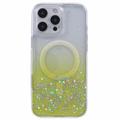 iPhone 16 Pro Max Sparkle Glow MagSafe Cover - gul