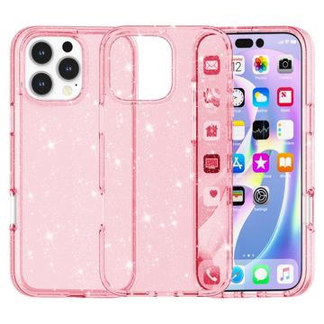iPhone 16 Pro Max Stylish Glitter Series Hybrid Cover
