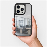 iPhone 16 Pro Spejl Cover - MagSafe-kompatibel - Sort