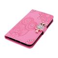iPhone 16 Pro Ugle Rhinsten Pung - Hot Pink